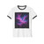 Luminous Cosmic Veil - Unisex Cotton Ringer T-Shirt