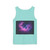 Luminous Cosmic Veil - Unisex Garment-Dyed Tank Top