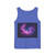 Luminous Cosmic Veil - Unisex Garment-Dyed Tank Top
