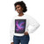 Luminous Cosmic Veil - Unisex Lightweight Crewneck Sweatshirt