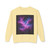 Luminous Cosmic Veil - Unisex Lightweight Crewneck Sweatshirt