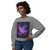Luminous Cosmic Veil - Unisex Lightweight Crewneck Sweatshirt