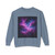 Luminous Cosmic Veil - Unisex Lightweight Crewneck Sweatshirt