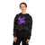 Luminous Cosmic Veil - Women’s Cropped Hooded Sweatshirt