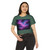Luminous Cosmic Veil - Women's Festival Crop Top
