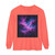 Luminous Cosmic Veil - Unisex Garment-dyed Long Sleeve T-Shirt
