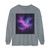 Luminous Cosmic Veil - Unisex Garment-dyed Long Sleeve T-Shirt