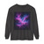Luminous Cosmic Veil - Unisex Garment-dyed Long Sleeve T-Shirt