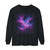 Luminous Cosmic Veil - Unisex Garment-dyed Long Sleeve T-Shirt