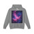Luminous Cosmic Veil - Unisex Lightweight Hooded Sweatshirt