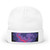 Luminous Cosmic Veil - Knit Beanie (Embroidery)