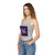 Luminous Cosmic Veil - Women's Spaghetti Strap Tank Top