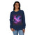 Luminous Cosmic Veil - Unisex French Terry Raglan Crewneck