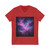 Luminous Cosmic Veil - Unisex Jersey Short Sleeve V-Neck Tee