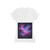 Luminous Cosmic Veil - Women's Jersey Short Sleeve Deep V-Neck Tee