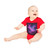 Luminous Cosmic Veil - Baby Organic Short Sleeve Bodysuit