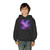 Luminous Cosmic Veil - Youth Heavy Blend Hooded Sweatshirt