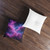 Luminous Cosmic Veil - Tufted Floor Pillow, Square