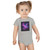 Luminous Cosmic Veil - Baby Short Sleeve Onesie®