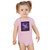 Luminous Cosmic Veil - Baby Short Sleeve Onesie®