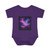 Luminous Cosmic Veil - Infant Baby Rib Bodysuit
