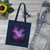 Luminous Cosmic Veil - Organic Cotton Tote Bag
