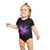 Luminous Cosmic Veil - Short Sleeve Baby Bodysuit