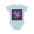 Luminous Cosmic Veil - Short Sleeve Baby Bodysuit