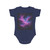 Luminous Cosmic Veil - Short Sleeve Baby Bodysuit