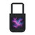 Luminous Cosmic Veil - Organic Canvas Tote Bag