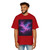 Luminous Cosmic Veil - Men's Heavy Oversized Tee