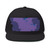 Luminous Cosmic Veil - Flat Bill Cap (Embroidery)