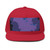 Luminous Cosmic Veil - Flat Bill Cap (Embroidery)