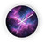 Luminous Cosmic Veil - Wall Clock