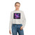 Luminous Cosmic Veil - Women's Cropped Fleece Pullover