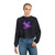 Luminous Cosmic Veil - Women's Cropped Fleece Pullover