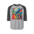 Disco Fever Nights - Unisex Three-Quarter Sleeve Raglan Shirt