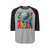 Disco Fever Nights - Unisex Three-Quarter Sleeve Raglan Shirt