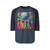 Disco Fever Nights - Unisex Three-Quarter Sleeve Raglan Shirt