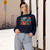Disco Fever Nights - Women's Cropped Fleece Pullover