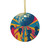 Disco Fever Nights - Decorative Ceramic Ornaments, Double-Sided (1pc, 3pcs, 5pcs, 10pcs)