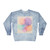 Ethereal Circle Symphony - Unisex Color Blast Crewneck Sweatshirt