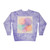 Ethereal Circle Symphony - Unisex Color Blast Crewneck Sweatshirt