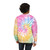 Ethereal Circle Symphony - Unisex Tie-Dye Sweatshirt