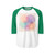 Ethereal Circle Symphony - Unisex Three-Quarter Sleeve Raglan Shirt