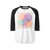 Ethereal Circle Symphony - Unisex Three-Quarter Sleeve Raglan Shirt
