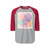 Ethereal Circle Symphony - Unisex Three-Quarter Sleeve Raglan Shirt