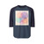 Ethereal Circle Symphony - Unisex Three-Quarter Sleeve Raglan Shirt