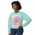 Ethereal Circle Symphony - Unisex Lightweight Crewneck Sweatshirt
