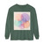 Ethereal Circle Symphony - Unisex Garment-dyed Long Sleeve T-Shirt